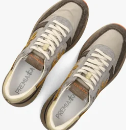 PREMIATA gele lage sneakers mick geel Clearance