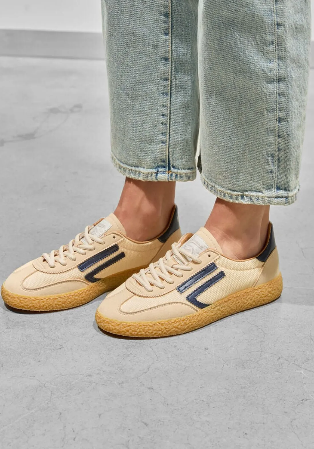 PURAAI gele lage sneakers 6.01 xs geel Outlet