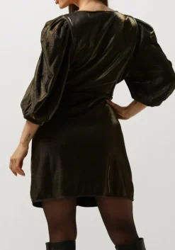 AAIKO en mini jurk gisa pes 189 dress goud