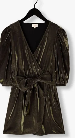 AAIKO en mini jurk gisa pes 189 dress goud