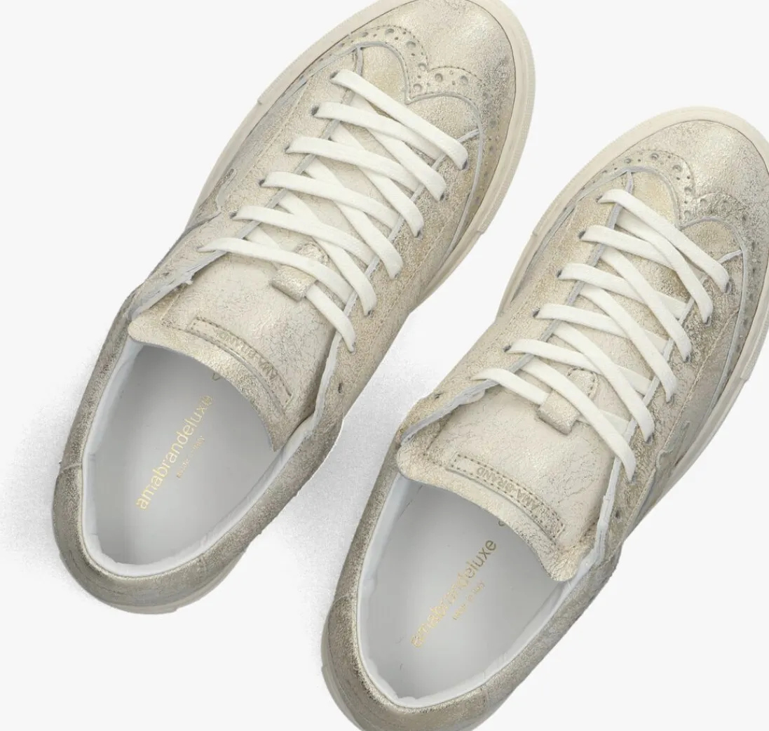 AMA BRAND DELUXE en lage sneakers oxf goud Clearance
