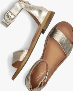 AYANA en platte sandalen m05060 goud Best