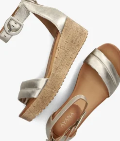 AYANA en sandalen met hak 722025 goud Clearance