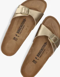 BIRKENSTOCK en slippers madrid goud Online