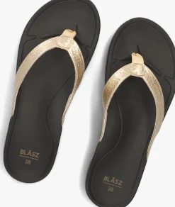 BLASZ en teenslippers bella 2402 goud Best