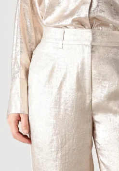 DANTE6 en pantalon charm metallic pants goud Online