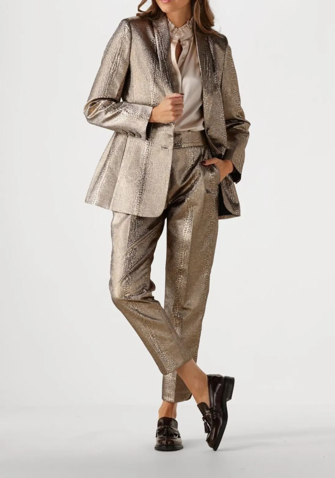 DEA KUDIBAL en blazer cristobelli goud Best