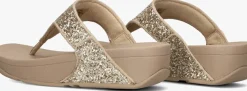 FITFLOP en teenslippers lulu glitter toe-post goud Online