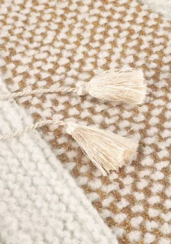 FORTE FORTE en gilet natte' tweed and boucle' knit vest goud Hot