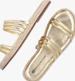 FRED DE LA BRETONIERE en slippers 154010004 goud Clearance