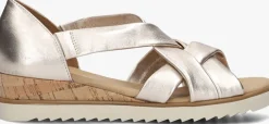 GABOR en sandalen met hak 782 goud New