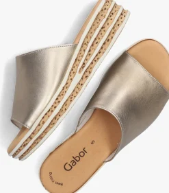 GABOR en slippers 559 goud Discount