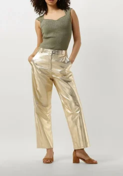 IBANA en pantalon perfecta metallic goud Online