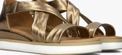 LINA LOCCHI en sandalen met hak l1387 goud Outlet