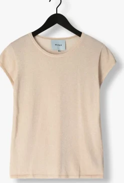 MINUS en t-shirt carlina knit tee goud Outlet