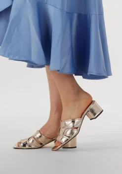 NOTRE-V en sandalen met hak 42252/g goud New
