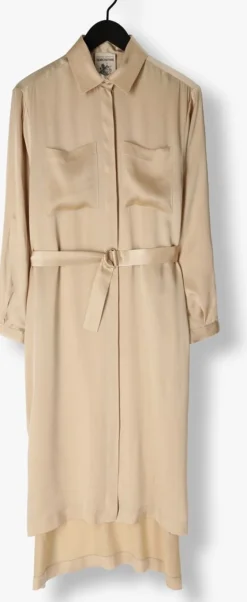 SEMICOUTURE en midi jurk fillipa dress goud Discount
