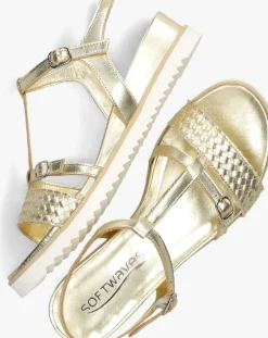 SOFTWAVES en sandalen 7.42.62 goud Discount