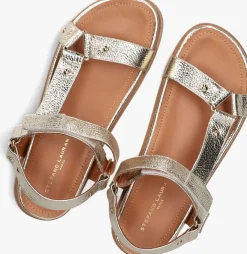 STEFANO LAURAN en platte sandalen 89863 1660 goud Sale