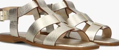 STEFANO LAURAN en platte sandalen 24200 goud Best
