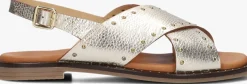 STEFANO LAURAN en platte sandalen s3115. goud New