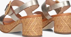 STEFANO LAURAN en sandalen met hak 24199 goud