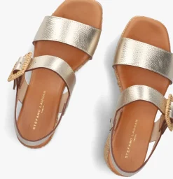 STEFANO LAURAN en sandalen met hak 24199 goud