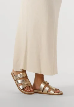 STEFANO LAURAN en slippers 89863 1661 goud Sale