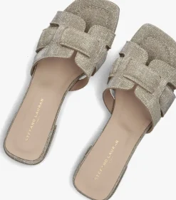 STEFANO LAURAN en slippers 24050 goud Discount
