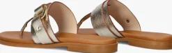 STEFANO LAURAN en teenslippers met teenslipper goud Sale