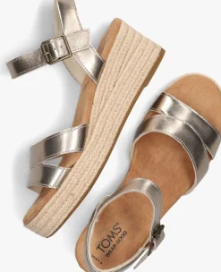 TOMS en sandalen audrey goud Clearance