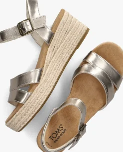 TOMS en sandalen audrey met goud Online