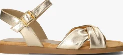 UNISA en platte sandalen cambel goud Best