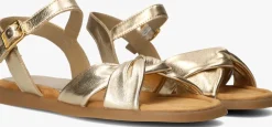 UNISA en platte sandalen cambel goud Best