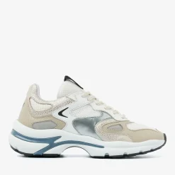 VIA VAI en lage sneakers vesper due goud