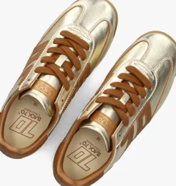 BACK70 lage sneakers jogger goudkleurig Clearance