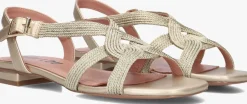 BIBI LOU platte sandalen 853z94hg goudkleurig Discount