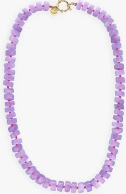 BONNIE STUDIOS sieraad phil purple necklace goudkleurig Clearance