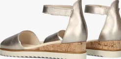 GABOR sandalen met hak 780.2 goudkleurig Discount
