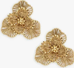 LOTT. GIOIELLI oorbellen flower earring l goudkleurig Hot