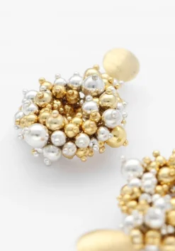 LOTT. GIOIELLI sieraad drop s irregular stones goudkleurig Best