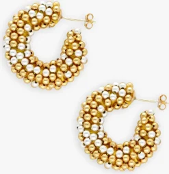 LOTT. GIOIELLI sieraad ce gb round creole s goudkleurig Discount