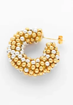 LOTT. GIOIELLI sieraad ce gb round creole s goudkleurig Discount