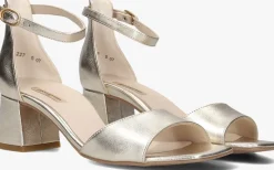 PAUL GREEN sandalen met hak 6140 goudkleurig Discount