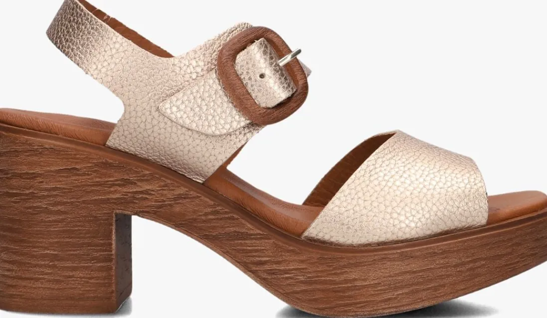 STEFANO LAURAN sandalen met hak 930 goudkleurig Discount