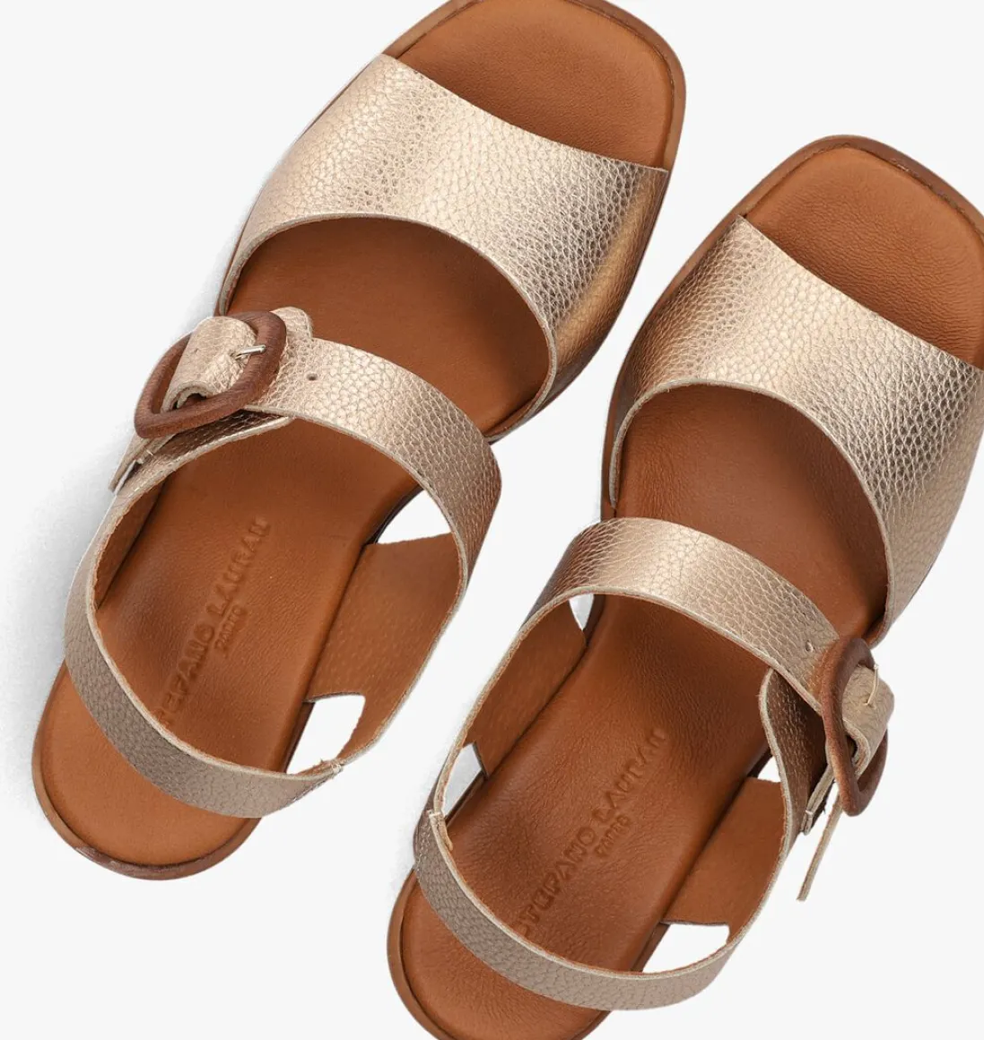 STEFANO LAURAN sandalen met hak 930 goudkleurig Discount