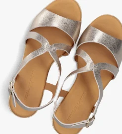 STEFANO LAURAN sandalen met hak 2505 goudkleurig Hot