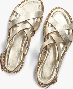 STEFANO LAURAN platte sandalen 22757 goudkleurig Sale