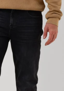 7 FOR ALL MANKIND grijze slim fit jeans slimmy tapered special editon stretch tek hyphen grijs