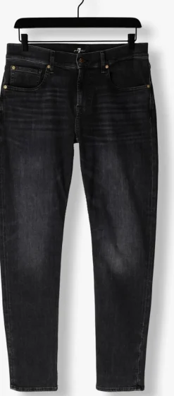 7 FOR ALL MANKIND grijze slim fit jeans slimmy tapered special editon stretch tek hyphen grijs